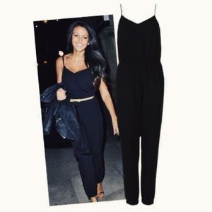 TOPSHOP Black Jumpsuit